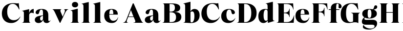 Craville font