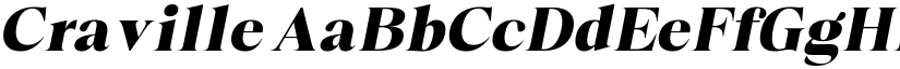 Craville font
