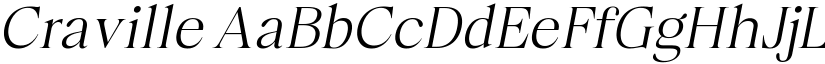 Craville font