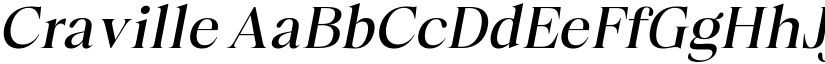 Craville font