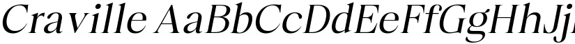 Craville font