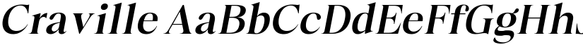 Craville font