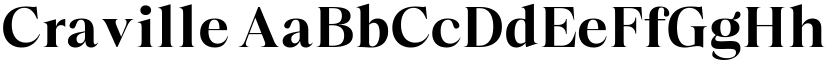 Craville font
