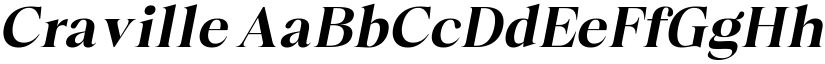 Craville font