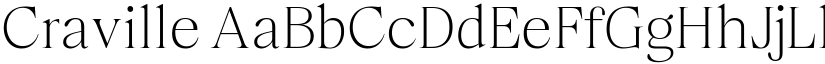 Craville font
