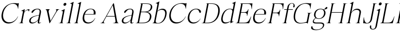 Craville font