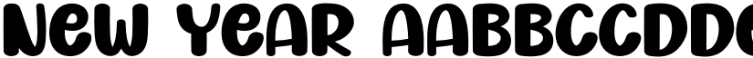 New Year font