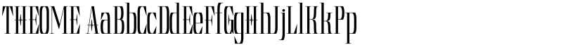 THEOME font download