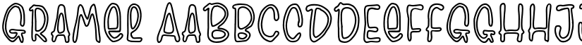 Gramel font
