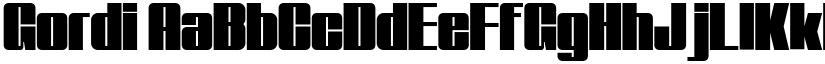 Gordi font download