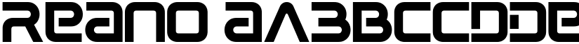 REANO font download