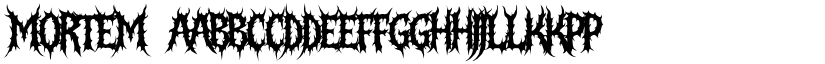 Mortem font download