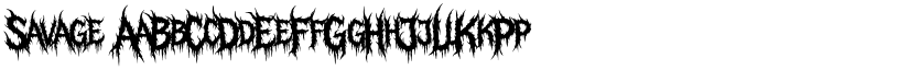 Savage font download