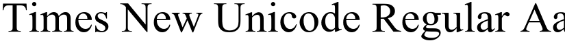 Times New Unicode font download