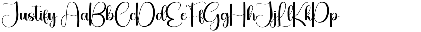 Justify font download