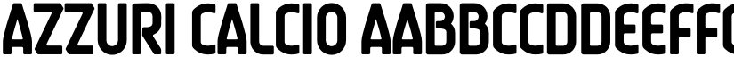 Azzuri Calcio font download