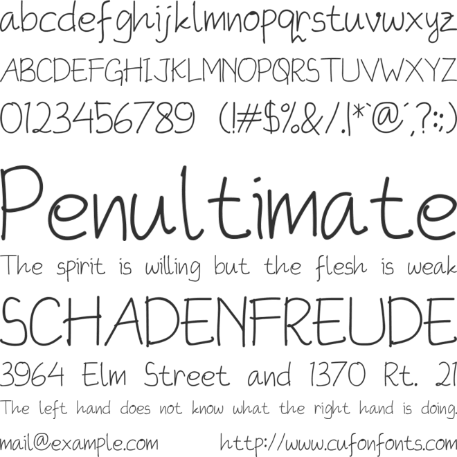 The Ninth Valley font preview