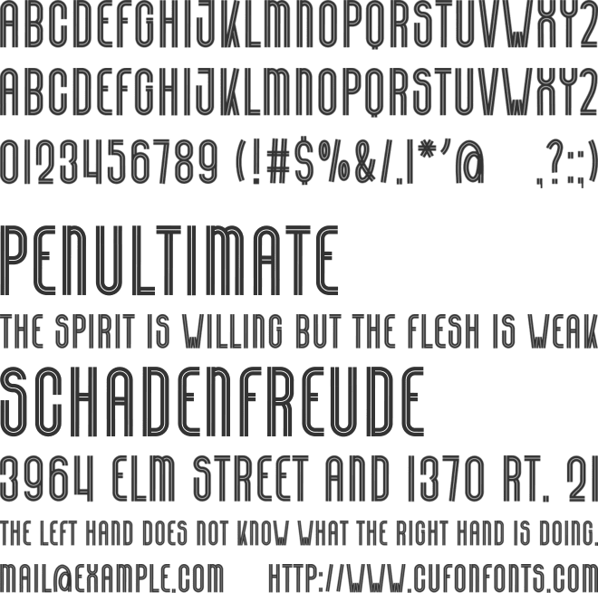 Lionking font preview