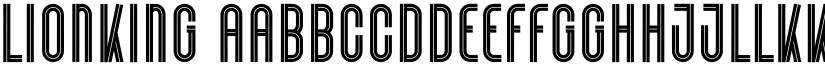 Lionking font