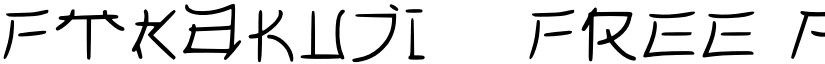 FTKakuji - FREE font download