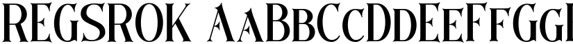 REGSROK font download