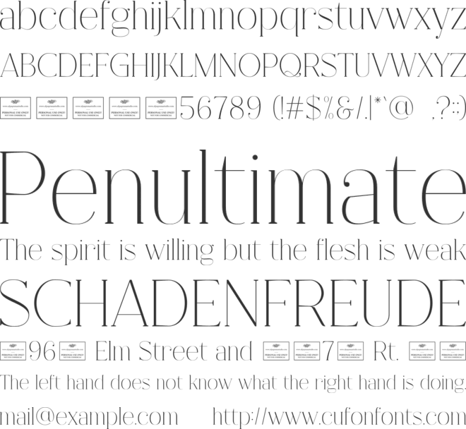 Fracture Free font preview