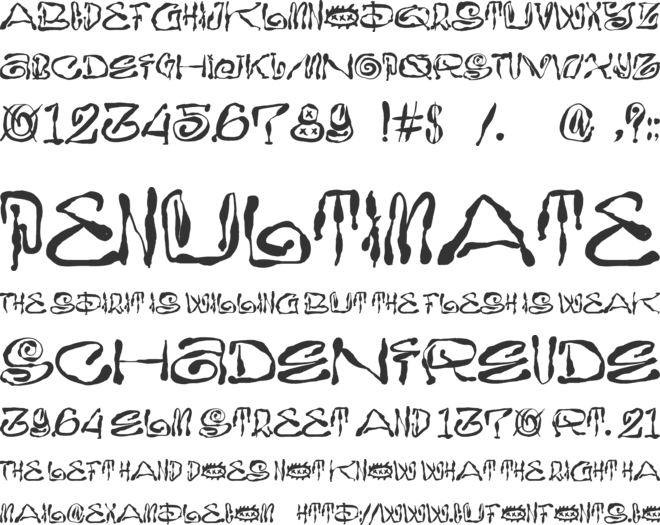 Sokan Oumerig font preview