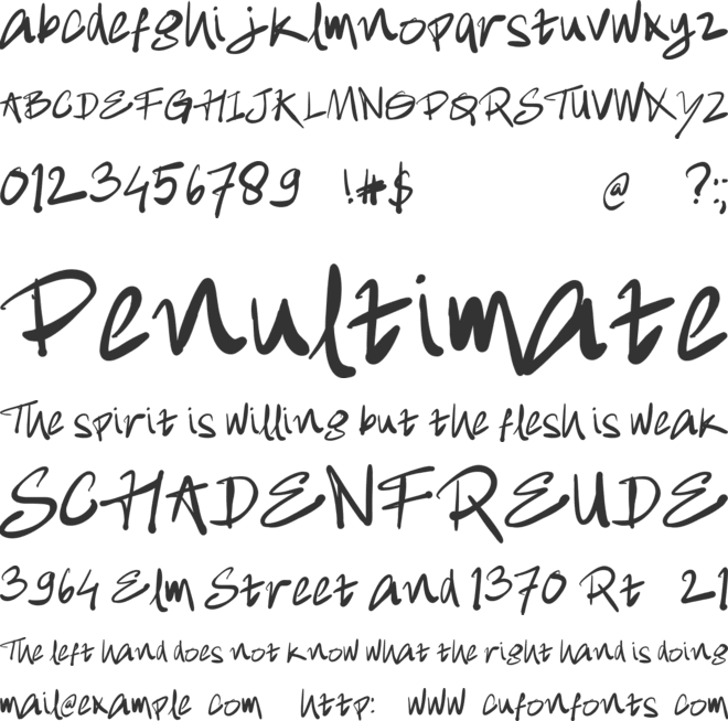 New Siqon font preview