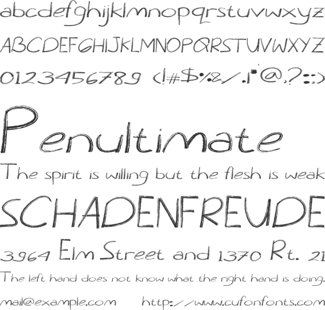 Maestro font preview