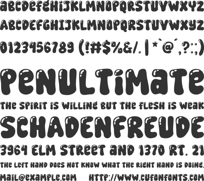 Super Beatpop font preview