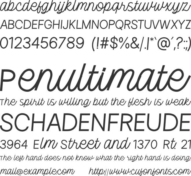 Pop Funky font preview