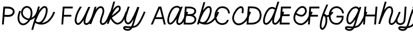 Pop Funky font