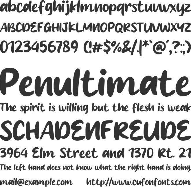 Nostalgic Letter font preview