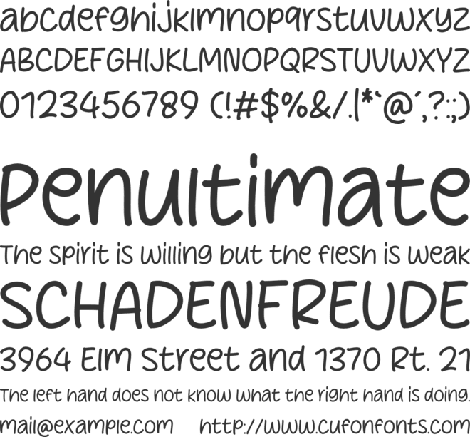 Romantic Sunrise font preview
