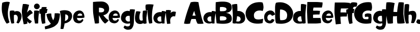 Inkitype Regular font
