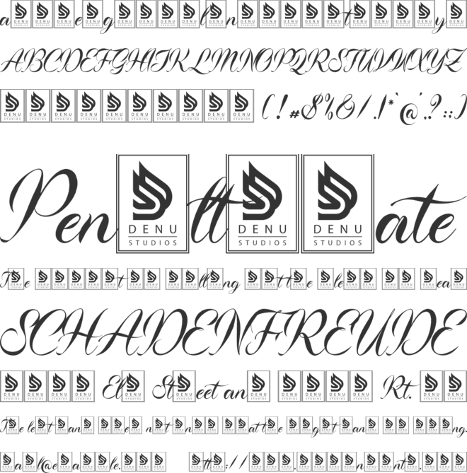 Maileya Vintage font preview