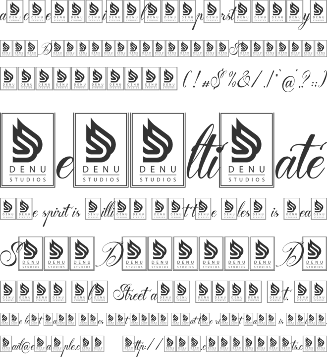 Delsya Script font preview