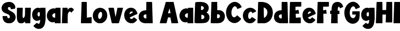 Sugar Loved font download