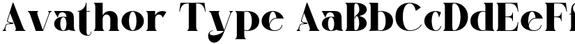 Avathor Type font