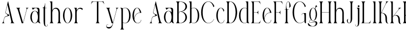 Avathor Type font download