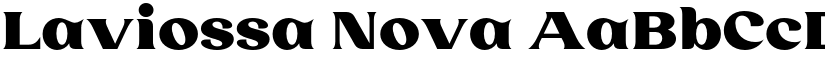 Laviossa Nova font