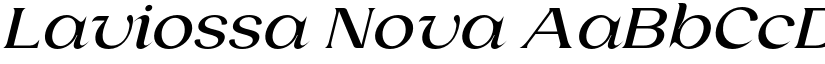 Laviossa Nova font download