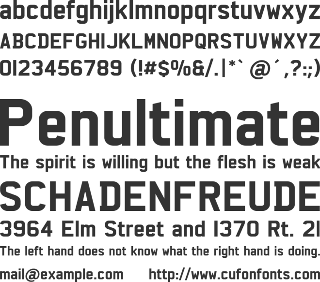 Wyves font preview