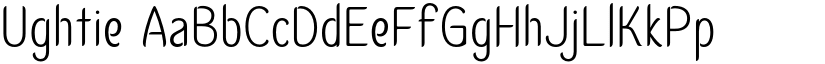 Ughtie font download