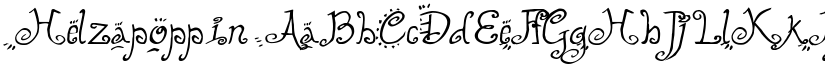 Helzapoppin font