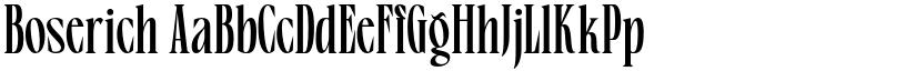 Boserich font download