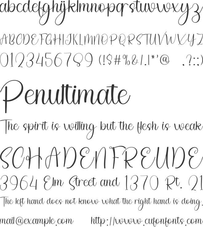 Christmas Jellyshake font preview