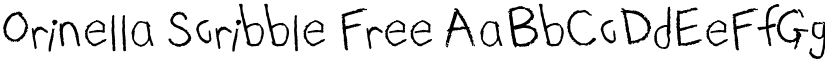 Orinella Scribble Free font download
