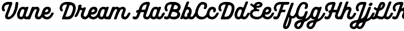 Vane Dream font download