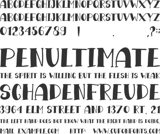 MONTRAVA font preview